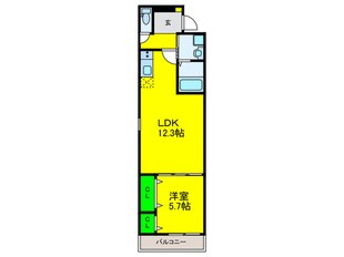 フジパレス浜寺昭和町の物件間取画像